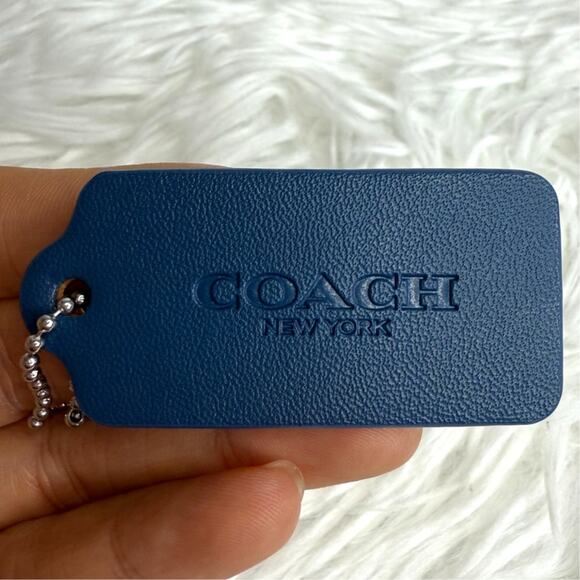 Coach | Bags | Coach Replacement Blue Fob Bag Charm Hang Tag